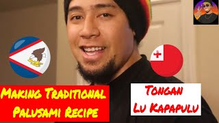 Making Samoan Palusami Traditional Recipe And Tongan Lu Kapapulu [upl. by Charis]