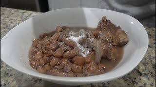 Pinto Beans with Neck Bones In The Crock Pot  Pinto Beans Recipes  Southern Smoke Boss [upl. by Oigroeg315]