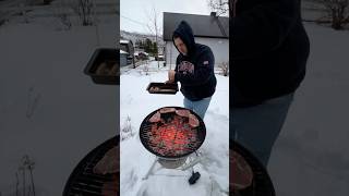 ASADO de BALLENA en la NIEVE en NORUEGA 🇳🇴 asado asadoargentino [upl. by Vincentia]