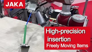 Freely Moving Objects Cobot Accurately Recognizing and Inserting [upl. by Maighdiln]