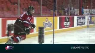 Nathan MacKinnon at the CHL Top Prospects Sport Testing combine [upl. by Richards39]