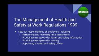 Identify legislation relating to health and safety in a care setting [upl. by Jeana]