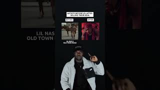 Artists Before Vs After Selling Their Soul Lil Nas X quotOld Town Roadquot amp quotmonteroquot shorts lilnasx [upl. by Gaughan]