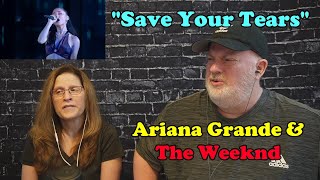 Reaction to Ariana Grande amp The Weeknd quotSave Your Tearsquot [upl. by Eladnar]