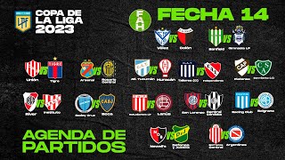 👀 Calendario Fútbol Argentino fecha 14 Lo que Debes Saber de la Próxima Fecha de la Copa de la Liga [upl. by Acsisnarf]