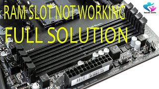 RAM SLOT NOT WORKING FULL SOLUTION  ONE RAM SLOT NOT WORKING FOR ALL MOTHERBOARD FIX [upl. by Joris]