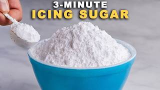 How to Make Icing Sugar in 3 Minutes [upl. by Nashom451]