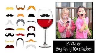 Photocall casero y Decoración para Fiestas Fiesta de bigotes [upl. by Anivol]