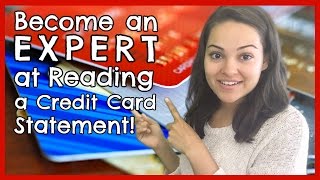 How To Read Your Credit Card Statement Like A PRO [upl. by Knarf]