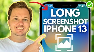 How To Take Long Screenshot On iPhone 13 iPhone 13 Pro iPhone 13 Pro Max [upl. by Pubilis]