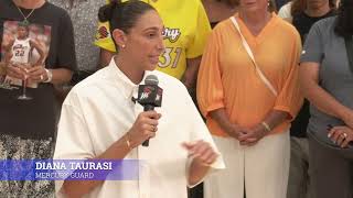 Phoenix Mercury Honor Diana Taurasi [upl. by Koal]