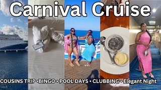 CARNIVAL VALOR VLOG  COUSIN’S CRUISE • BALCONY ROOM • IM SICK • CLUBBING • ELEGANT NIGHT • DAYS 1amp2 [upl. by Corsiglia]