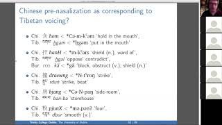 Nathan W Hill  Outstanding problems in SinoTibetan comparison [upl. by Tootsie706]