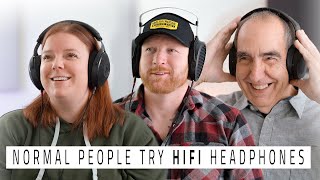 Normal People Try HIFI Headphones [upl. by Gnilrets]