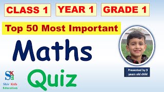 Maths question and answer for class 1 Maths quiz CBSE 2021 [upl. by Trstram473]