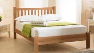 Milan Solid Oak Bed Frame [upl. by Roti]