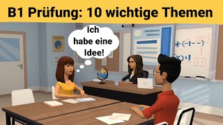 Mündliche Prüfung deutsch B1  Gemeinsam etwas planenDialog  10 wichtige Themen  sprechen Teil 3 [upl. by Ruomyes]