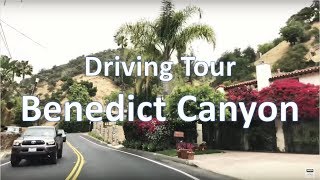 Christophe Choo driving tour of Benedict Canyon Drive in Beverly Hills CA 90210  Mansions [upl. by Acirt]