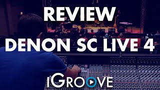 Review Denon SC Live 4  iGroove Curso de Produção Musical e DJ [upl. by Wilmer]