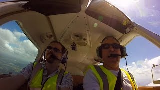 Biggin Hill to Newquay VFR in a PA28 [upl. by Ivel156]