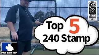 2022 Top 5 USSSA 240 Stamp slowpitch Softball Bats [upl. by Lihka]