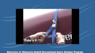 How to Tie Down a Canoe [upl. by Seligman]