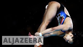 Malaysia’s Pandelela Rinong diving for gold in Rio [upl. by Rengaw]