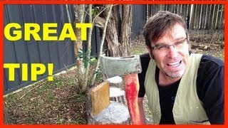 How to Chop Firewood AMAZING INVENTION [upl. by Onavlis]