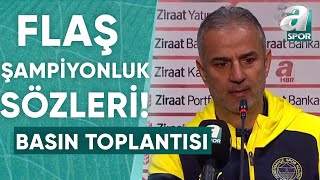 Ankaragücü 30 Fenerbahçe İsmail Kartal Maç Sonu Basın Toplantısı  A Spor  Türkiyenin Kupası [upl. by Cypro38]