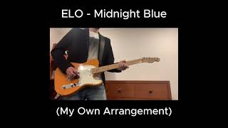 ELO  Midnight Blue shorts music elo jefflynne guitar cover musician guitarist 80s classic [upl. by Aneekas787]