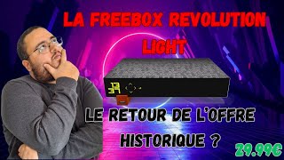 Freebox REVOLUTION LIGHT Mon avis [upl. by Dnomaj]