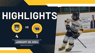 Lancer Womens Hockey Vs TMU Bold January 28 2024 Highlights [upl. by Rovit]