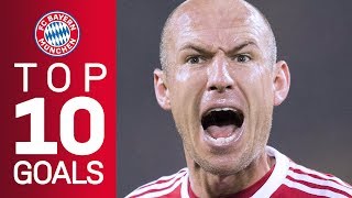 Arjen Robbens best goals for FC Bayern [upl. by Ahsinned319]