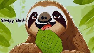 Sleepy Slothsloth songeducational songcontentmentlearning song [upl. by Vanda]