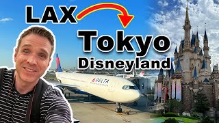 LAX to Tokyo Disneyland  Travel Day vlog  Tokyo Disneyland Hotel [upl. by Wisnicki178]