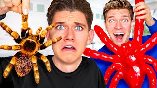 Eating GUMMY FOOD vs REAL FOOD Challenge SHOCKING Worlds Most Dangerous Spiciest vs Sour Foods [upl. by Nodnas]