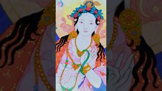 White Tara Sarasvatis Mantra Second of the 21 Taras Pacifies Negativities [upl. by Nairadas]