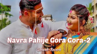 Navra Pahije Gora Gora 20  lofi  Marathi Slowed amp Reverb [upl. by Eiramanitsirhc]