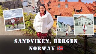 Sandviken Traditional Neighborhood in Bergen 🇳🇴 [upl. by Siraf]