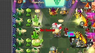 PvZ2 Pinata Party  Witch Hazel  Peashooter amp Bloomerang [upl. by Royd]