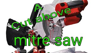 EINHELL MITRE CHOP SAW CORDLESS 18 VOLT REVIEW AND UNBOXING [upl. by Arfihs]