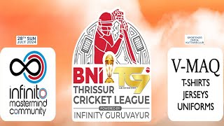 GRAND FINALE  BNI THRISSUR CRICKET LEAGUE  LUMINARIES VS DOMINATORS  LIVE [upl. by Enorahs775]