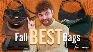 Best Bags For Men Fall 2023  Best Designer Bags For Men 2023  Louis Vuitton  Burberry  Coach [upl. by Ynnus]