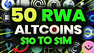 🔥THESE 50 RWA Altcoin Will Be Bigger Than BITCOIN In 2024 Better than AI amp DePIN Crypto [upl. by Htrahddis432]