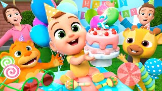 Happy Birthday Song  Lalafun Nursery Rhymes amp Original Kids Songs [upl. by Rovit]