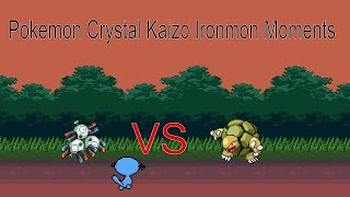 Pokemon Crystal Kaizo Ironmon Moments [upl. by Hulda575]