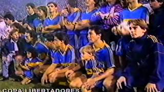 Salida de Boca vs Flamengo por la Copa Libertadores 1991 [upl. by Luing30]