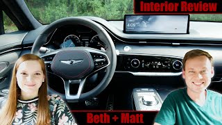 The 2022 Genesis GV70 Interior is Seriously Impressive Beth and Matt [upl. by Llegna]