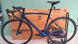 Polygon Strattos S7 Disc Carbon Frame Saturdayub Bike Check polygonbike strattos Kalcer shimano [upl. by Ailegnave]