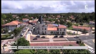 VUE DEN HAUT  La mairie de Seignosse [upl. by Mirielle]